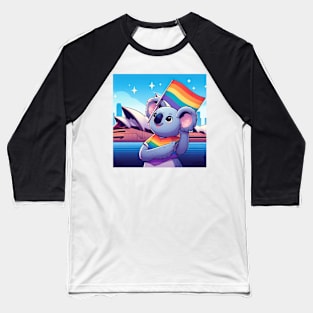 Gay Pride Koala Bear (Sydney, Australia) Baseball T-Shirt